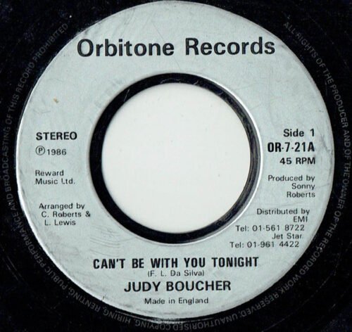 Judy Boucher - Can't Be With You Tonight