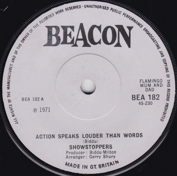 The Show Stoppers - Action Speaks Louder Than Words