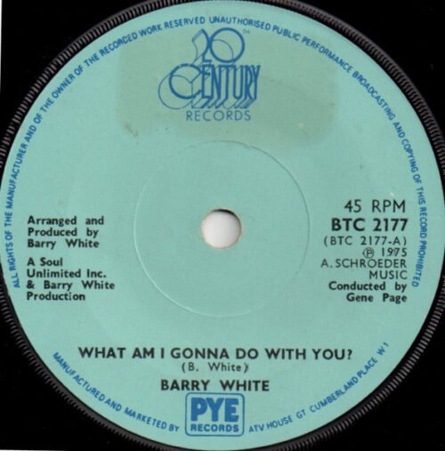 Barry White - What Am I Gonna Do With You?