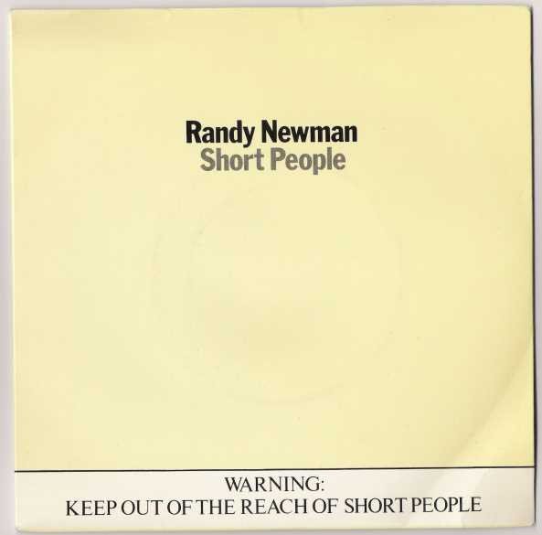 Randy Newman - Short People vinyl record