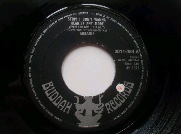 Melanie (2) - Stop! I Don't Wanna Hear It Anymore / Beautiful People