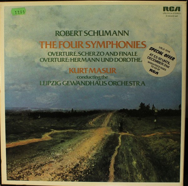 Gewandhausorchester Leipzig - Schumann: The Four Symphonies vinyl record