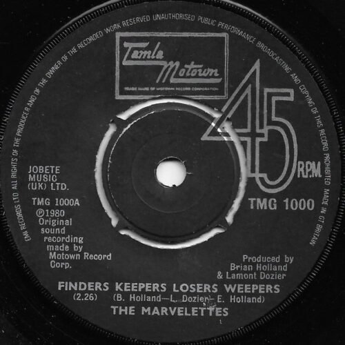 The Marvelettes - Finders Keepers Losers Weepers / Do Like I Do