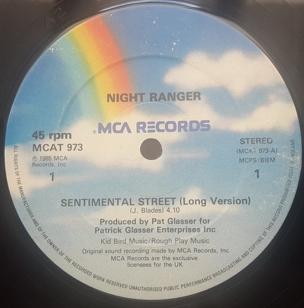 Night Ranger - Sentimental Street (Long Version) / Night Machine