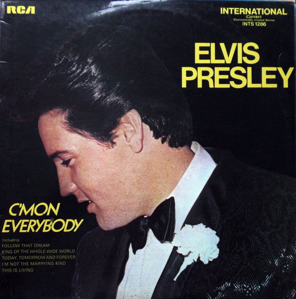 Elvis Presley - C'mon Everybody vinyl record