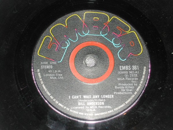 Bill Anderson (2) - I Can't Wait Any Longer