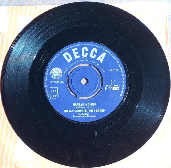 The Ian Campbell Folk Group - Marilyn Monroe vinyl record