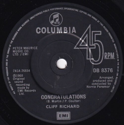 Cliff Richard - Congratulations