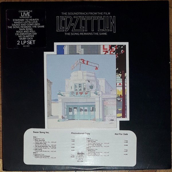 Led Zeppelin - The Soundtrack From The Film The Song Remains The Same