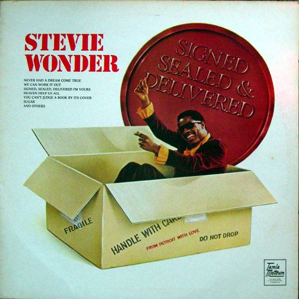 Stevie Wonder - Signed Sealed & Delivered vinyl record