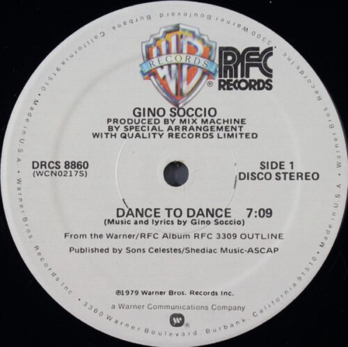 Gino Soccio - Dance To Dance / The Visitors