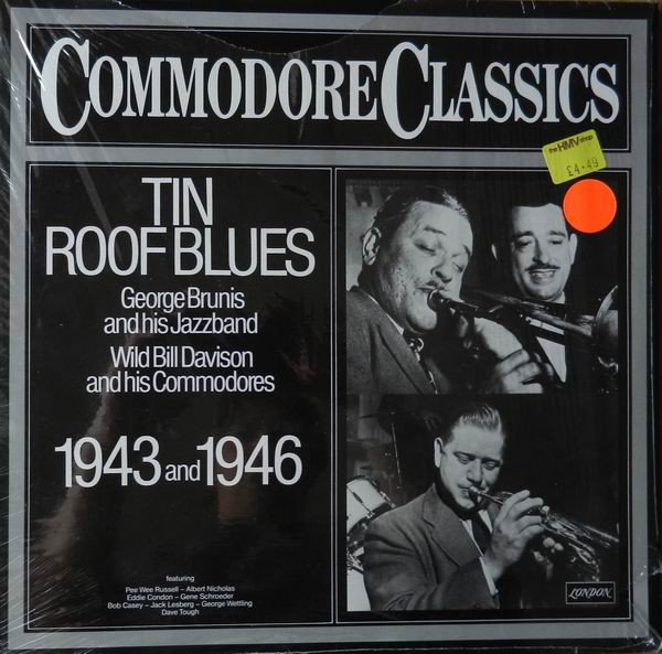 George Brunies And His Jazz Band - Tin Roof Blues 1943 And 1946 vinyl record