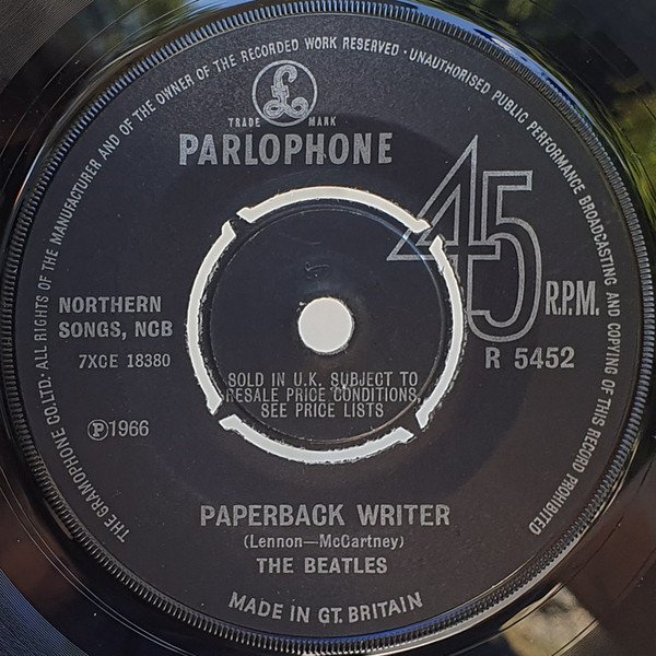 The Beatles - Paperback Writer vinyl record