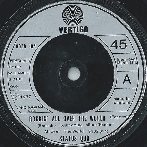 Status Quo - Rockin' All Over The World vinyl record