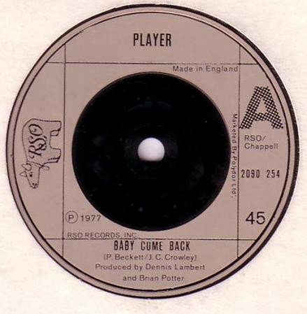 Player (4) - Baby Come Back