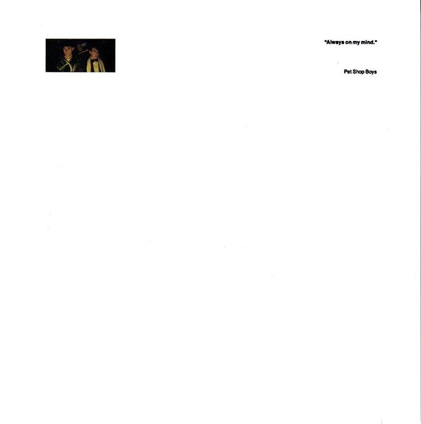 Pet Shop Boys - Always On My Mind vinyl record