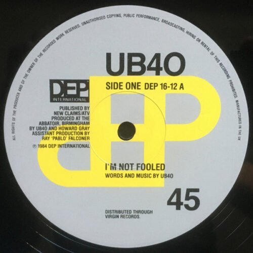 UB40 - I'm Not Fooled / The Pillow