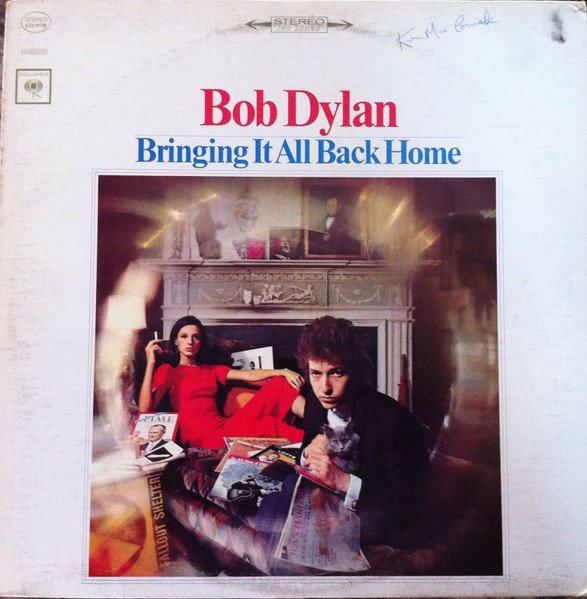 Bob Dylan - Bringing It All Back Home vinyl record