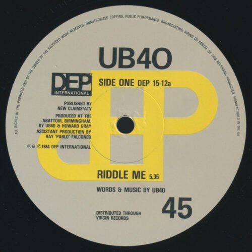 UB40 - Riddle Me