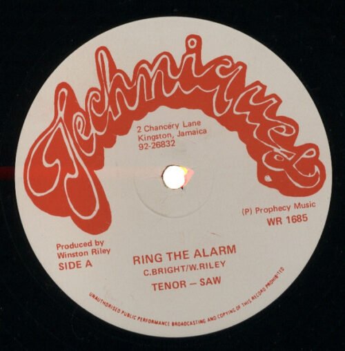 Tenor Saw - Ring The Alarm / Sindie