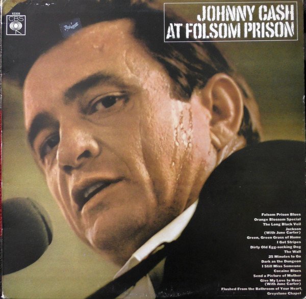 Johnny Cash - At Folsom Prison vinyl record