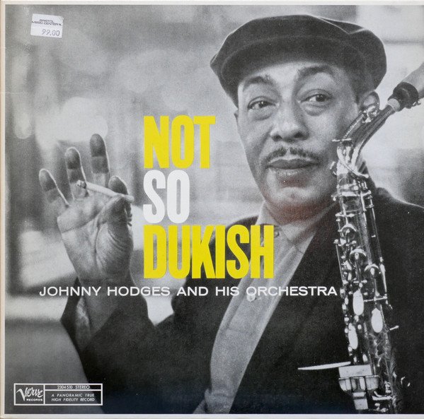 Johnny Hodges And His Orchestra - Not So Dukish vinyl record