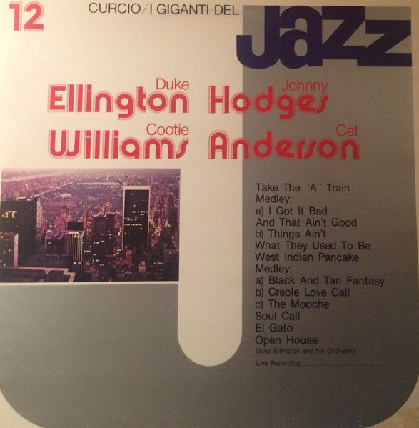 Duke Ellington - I Giganti Del Jazz Vol. 12 vinyl record