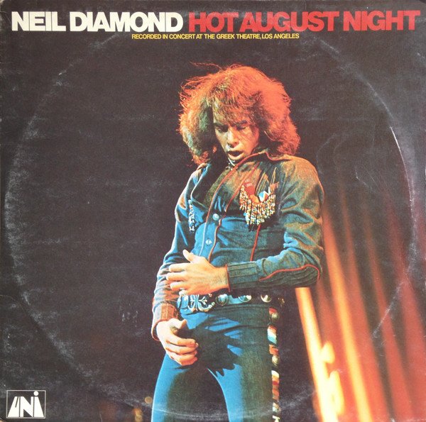 Neil Diamond - Hot August Night vinyl record